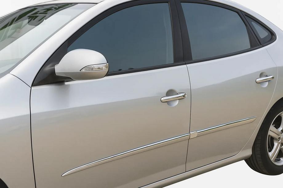 Hyundai Elantra (HD) 2006-2011 Coperture Maniglie Cromate (4 pz, Acciaio Inox) Image