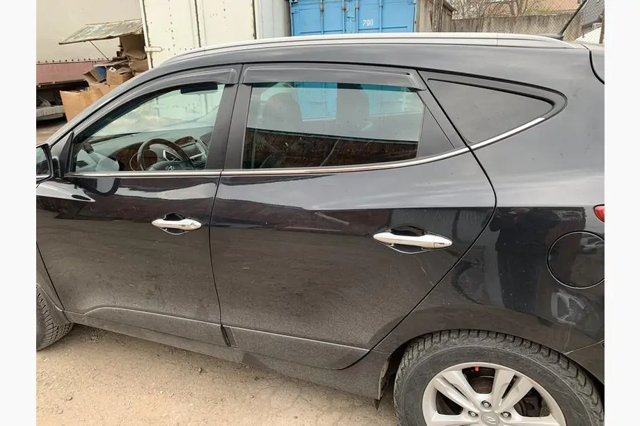 Hyundai IX-35 2010-2015 Cornici inferiori finestrini acciaio inox (6 pz) Image