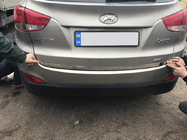 Hyundai IX-35 2010-2015 Modanatura bagagliaio acciaio inox foto 3