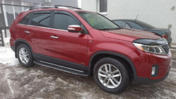 Kia Sorento II XM 2009-2014 Cornici Finestrini (6 pz, Acciaio Inox) foto 1