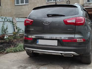 Kia Sportage 2010-2015 Modanatura bagagliaio acciaio inox foto 5