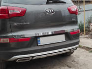 Kia Sportage 2010-2015 Modanatura bagagliaio acciaio inox foto 2