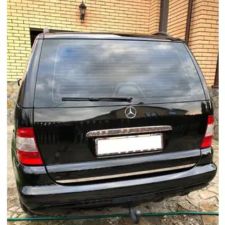 Modanatura cromata sopra la targa (acciaio inox) foto 1
