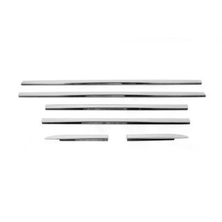 Cornici esterne finestrini acciaio inox (6 pz) foto 3