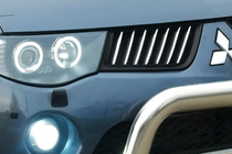 Mitsubishi L200 2006-2015 Coperture Griglia Cromate (14 pz, Acciaio Inox) foto 1