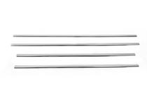 Mitsubishi Pajero Wagon IV 2006-2021 Cornici Finestrini Acciaio Inox (4 pz) foto 3