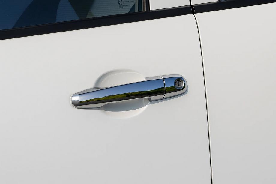 Mitsubishi Pajero Sport 2008-2015 Coperture Maniglie Cromate (4 pz, Acciaio Inox) Foto 1