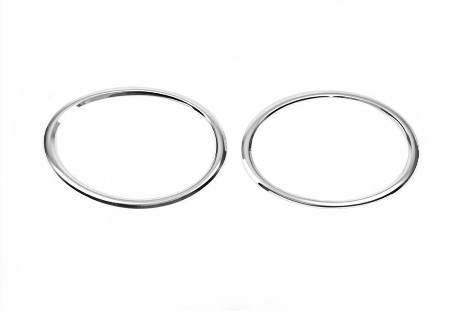 Nissan Juke 2010-2019 Coperture fari anteriori cromate (2 pz, acciaio inox) 2014↗, OmsaLine - Acciaio Inox Italiano Foto 5