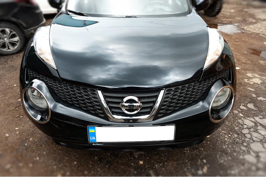 Nissan Juke 2010-2019 Coperture fari anteriori cromate (2 pz, acciaio inox) 2014↗, OmsaLine - Acciaio Inox Italiano Foto 3