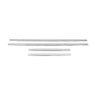 Cornici esterne finestrini acciaio inox (4 pz) foto 2