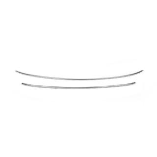 Listelli per griglia inferiore (2 pz, acciaio inox) Nissan Qashqai 2010-2014 foto 2