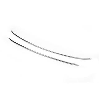 Listelli per griglia inferiore (2 pz, acciaio inox) Nissan Qashqai 2010-2014 foto 3