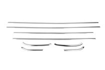 Opel Astra J 2009-2015 Modanature inferiori finestrini cromate (Hatchback, 8 pz, acciaio inox) Carmos - Acciaio Inox Turco foto 2