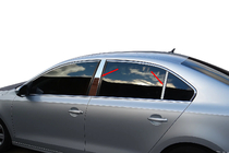 Volkswagen Jetta 2011-2018 Modanature Montanti Porta in Acciaio Inox foto 1
