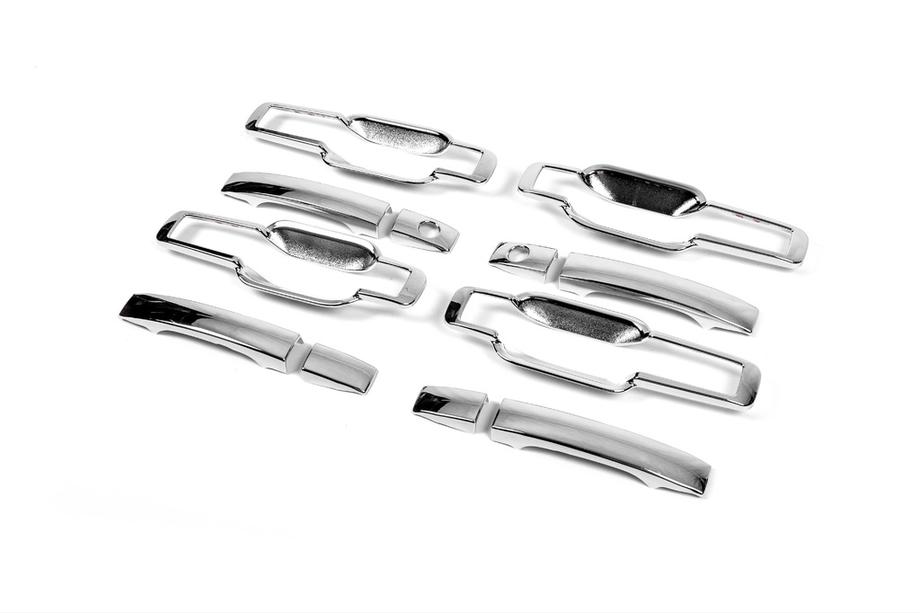 SsangYong Action 2005-2018 Coperture Maniglie Porta Cromate con Cornice (4 pz, plastica) Image