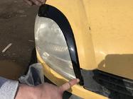 Renault Kangoo 1998-2008 Palpebre Fari (2 pz, ABS Nero) (2003-2008) foto 4