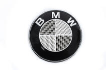 BMW 5 Series E34 1988-1995 Emblema carbonio, Turchia (82mm) foto 3