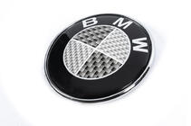 BMW 5 Series E34 1988-1995 Emblema carbonio, Turchia (82mm) foto 1