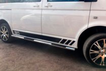 Volkswagen T5 2010-2015 Barre Laterali (2 pz, Acciaio Inox) foto 8