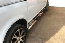 Volkswagen T5 Multivan 2003–2010 Barre Laterali (2 pz, Acciaio Inox) 60mm, Passo Lungo foto 11