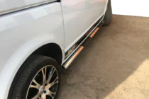Volkswagen T5 Multivan 2003–2010 Barre Laterali (2 pz, Acciaio Inox) foto 11