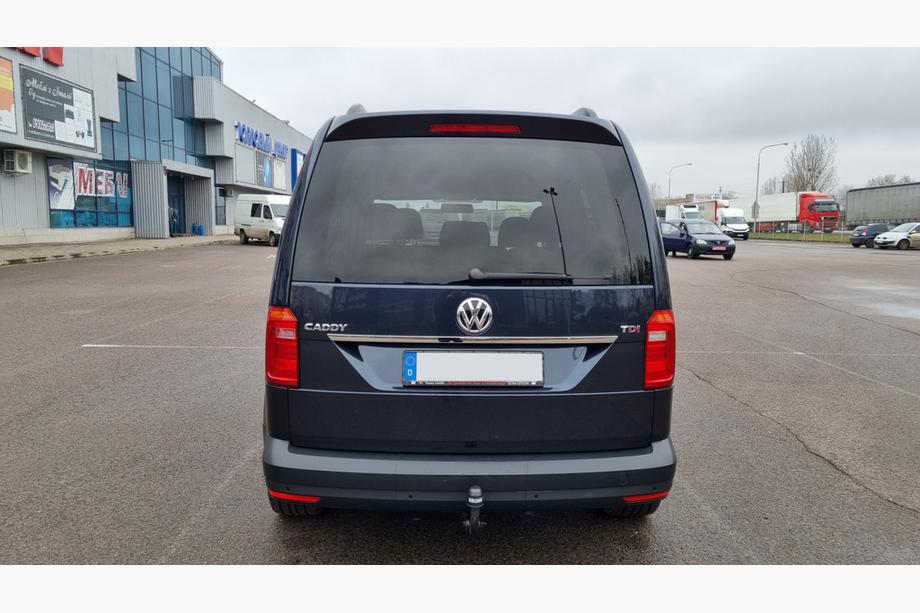 Volkswagen Caddy 2015-2020 Modanatura cromata sopra la targa (1 porta, acciaio inox) Image