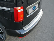 Volkswagen Caddy 2015-2020 Protezione Paraurti Posteriore OmsaLine Acciaio Inox foto 2