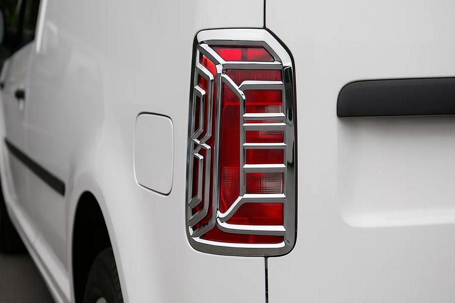 Volkswagen Caddy 2015-2020 Coperture cromate per fanali posteriori (2 pz, plastica) Image