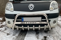 Renault Kangoo 2008–2020 Parabullbar WT003/004 (Acciaio Inox) senza scritta, 51 mm foto 2
