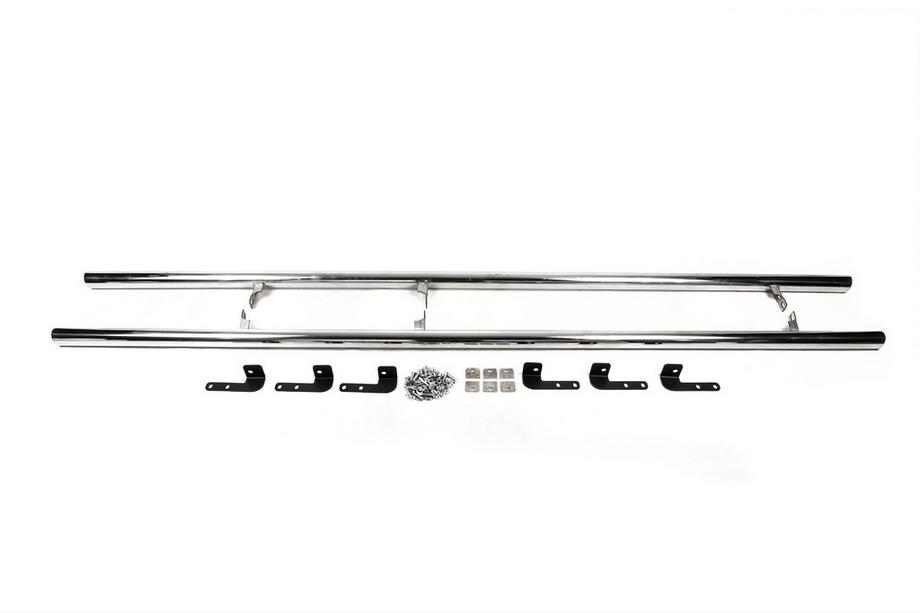 Renault Kangoo 2008–2020 Barre Laterali BB002 (2 pz, Acciaio Inox) 70 mm, passo lungo Foto 4