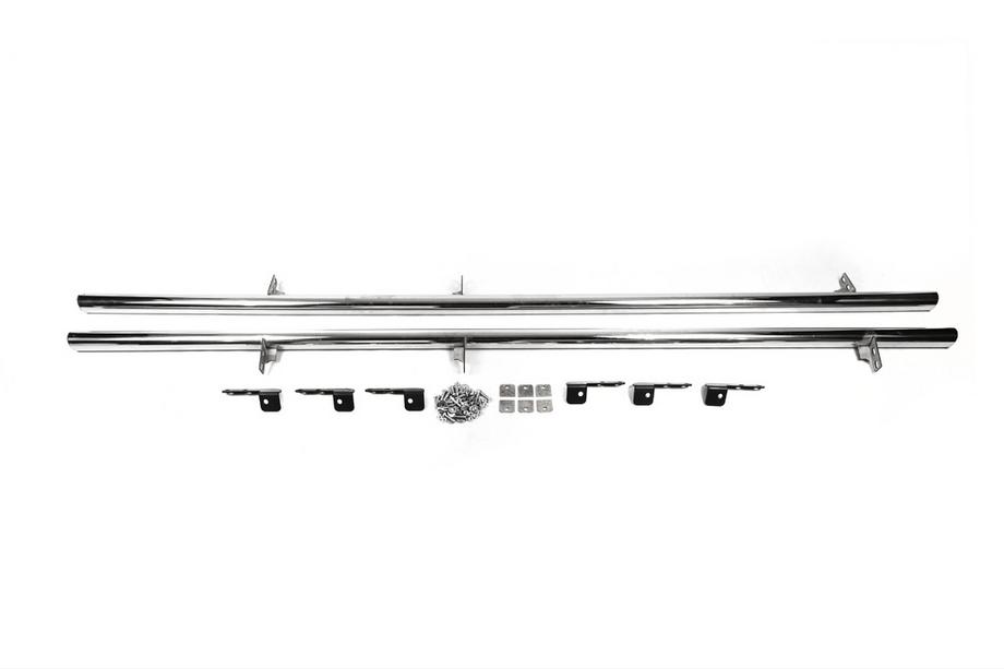 Renault Kangoo 2008–2020 Barre Laterali BB002 (2 pz, Acciaio Inox) 70 mm, passo lungo Foto 7