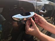 Volkswagen Sharan 2010-2023 Coperture Maniglie Porta Cromate (4 pz, Acciaio Inox) Carmos - Acciaio Inox Turco foto 5