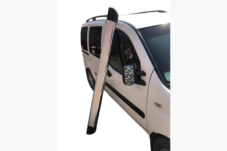 Citroen Berlingo 2008-2018 Pedane Laterali Omsa Chrome (2 pz, Alluminio) Image