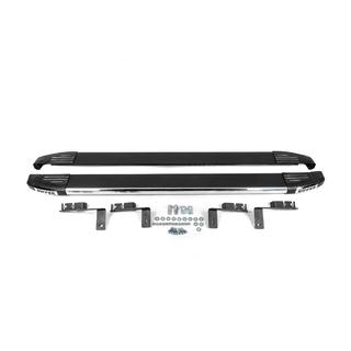 Pedane laterali Omsa Black (2 pz, alluminio) Peugeot Bipper 2008-2017 foto 1
