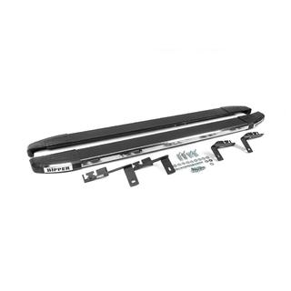 Pedane laterali Omsa Black (2 pz, alluminio) Peugeot Bipper 2008-2017 foto 3