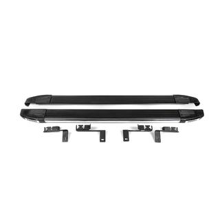 Pedane laterali Omsa Black (2 pz, alluminio) Citroen Nemo 2007-2017 foto 1