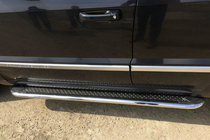 Jeep Grand Cherokee WK 2004-2010 Pedane Laterali Maydos V2 (2 pz, acciaio inox) foto 7