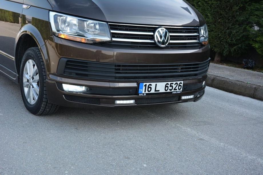Volkswagen T6 2015-2024 Labbro Paraurti Anteriore Sport 2-LED 2015-2018 (primer per verniciatura) Foto 11