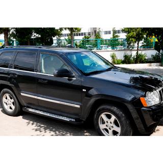 Pedane laterali Allmond Grey (2 pz, alluminio) Jeep Grand Cherokee WK 2004-2010 foto 1