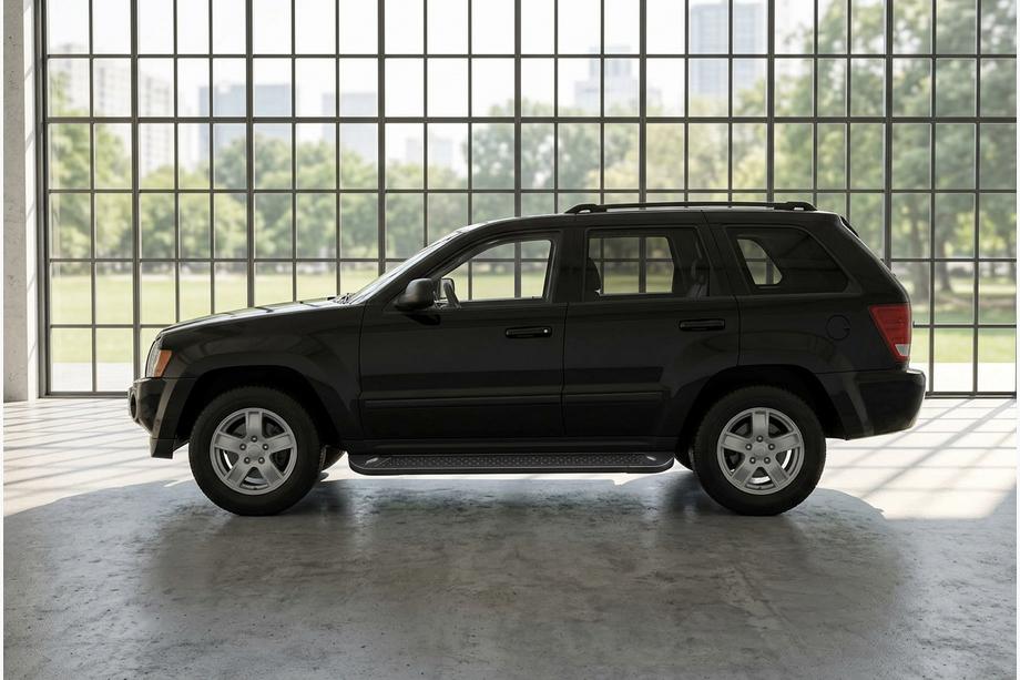 Jeep Grand Cherokee WK 2004-2010 Pedane Laterali Allmond Black (2 pz, Alluminio) Image