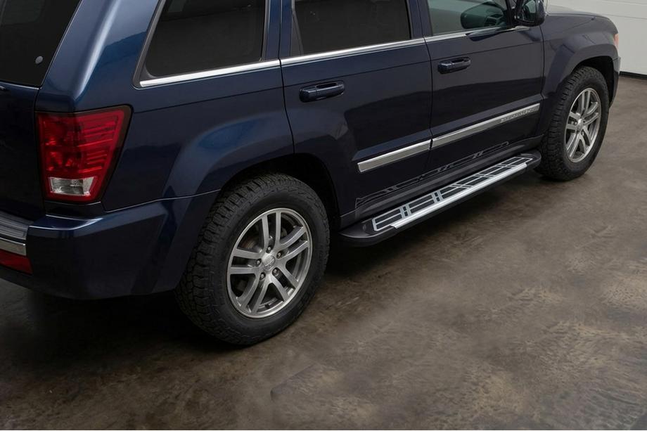 Jeep Grand Cherokee WK 2004-2010 Pedane Laterali Sunrise (2 pz, Alluminio) Image