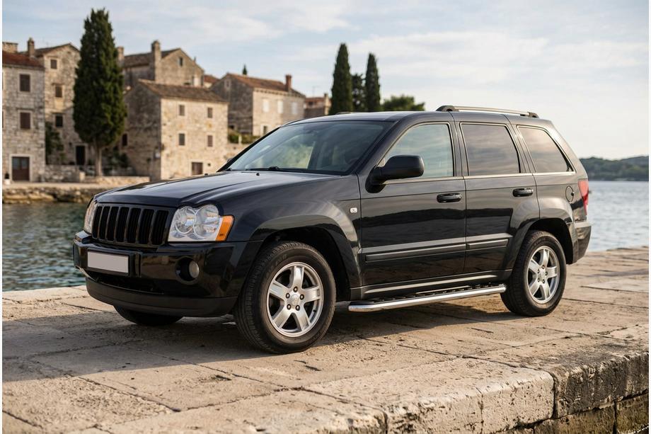 Jeep Grand Cherokee WK 2004-2010 Pedane Laterali Maydos V1 (2 pz, Alluminio e Acciaio Inox) Image