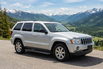 Jeep Grand Cherokee WK 2004-2010 Pedane Laterali Bosphorus Black (2 pz, Alluminio) foto 1