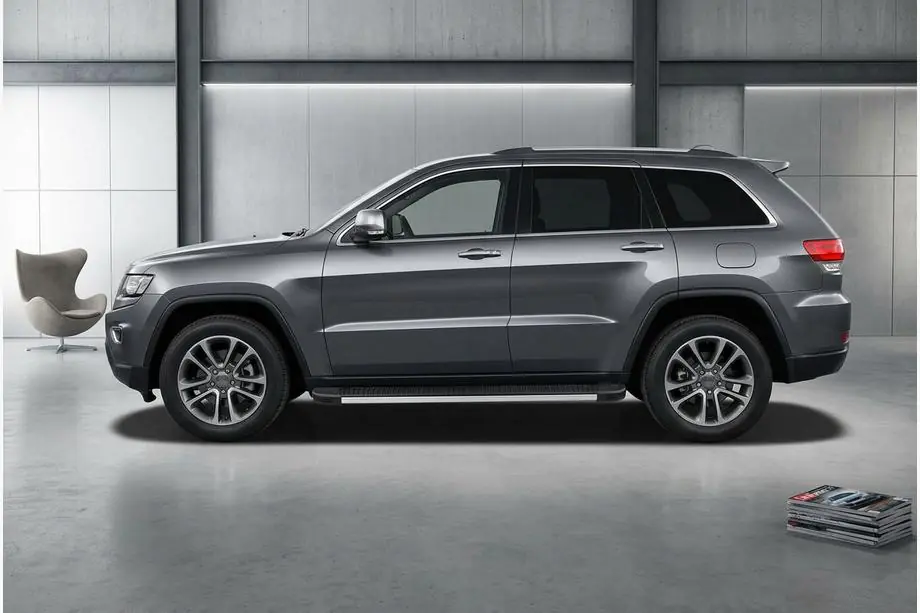Jeep Grand Cherokee WK2 2010-2021 Pedane Laterali Maya V1 (2 pz, Alluminio) Foto 1