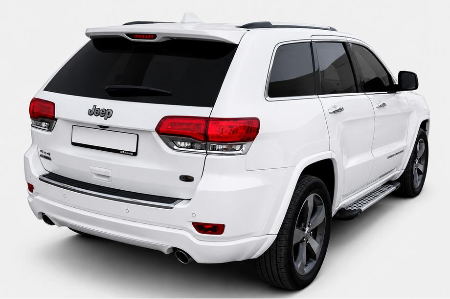 Jeep Grand Cherokee WK2 2010-2021 Pedane laterali Allmond Grey (2 pz, alluminio) Foto 1