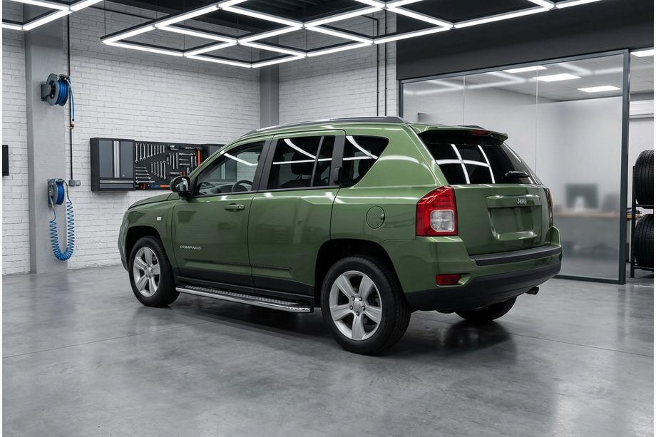 Jeep Compass 2006-2016 Pedane Laterali Maydos V2 (2 pz, acciaio inox) Image