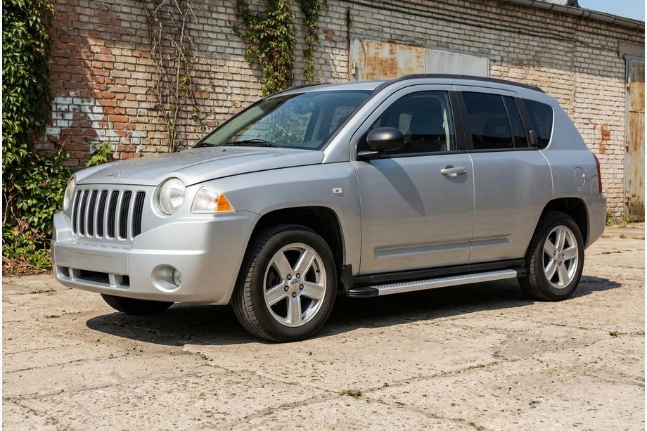 Jeep Compass 2006-2016 Pedane Laterali Maya V2 (2 pz, Alluminio) Image