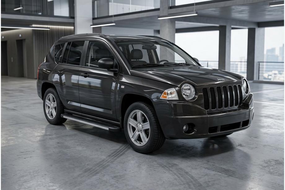 Jeep Compass 2006-2016 Pedane Laterali Maya V1 (2 pz, Alluminio) Image