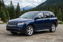 Jeep Compass 2006-2016 Pedane Laterali Sunrise (2 pz, Alluminio) foto 1