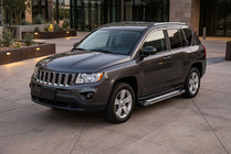 Jeep Compass 2006-2016 Pedane Laterali Rainbow (2 pz, Alluminio) foto 1